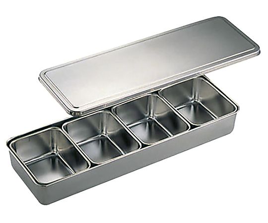 三宝産業 UK調味料入バット（抗菌中子付）0号長4個入 4個入 028073