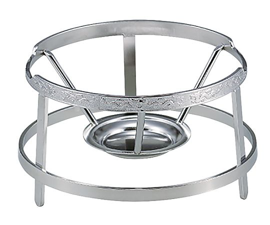 カンダ ステンレス製耐熱素焼浅型土鍋 16cm用スタンド 1個 453202