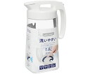 岩崎工業 ピッチャー 1.6L シームレス パッキン一体型 ワンタッチ ラストロ 耐熱 横置き プラスチック 1個 K-1285
