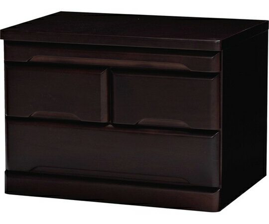 萩原 天然木仏壇チェスト ロータイプ ダークブラウン 1セット a25101