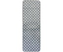 マルナカ ふわもちフランネルキッチンマット ドット 45×120cm グレー 1枚 1888