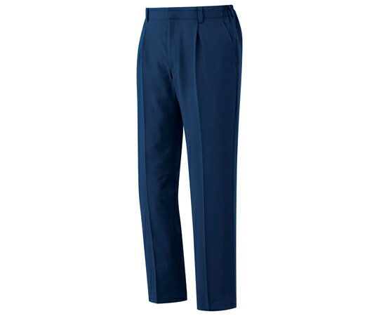 ミドリ安全 春夏作業服 帯電防止JIS適合 男女共用スラックス ポプリン ネイビー 4L 1着 GS697-SITA-4L