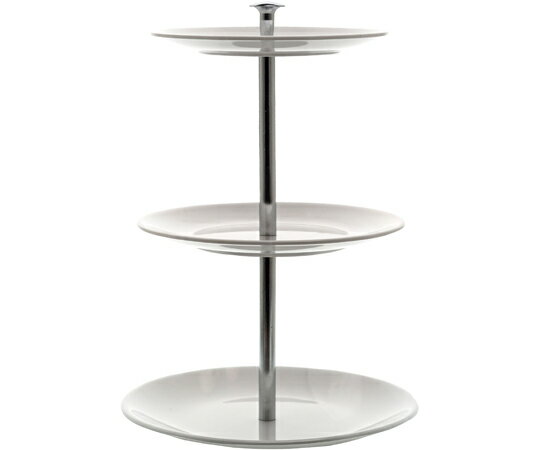 クレイ cake stand（ケーキスタンド）ホワイト 28φ39H 1個 974-036-100