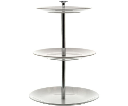 クレイ cake stand（ケーキスタンド）ホワイト 35.5φ54H 1個 974-038-100