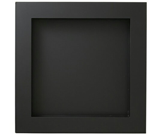 クレイ wood frame L（ウッドフレームL）ブラック 40□5H 1個 680-088-802