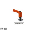 鍋屋バイテック ミニクランプレバー 長穴用座金組み込みタイプ(おねじ) LDCM-LWP 1個 LDCM-6-20-LWP20-OR(4)