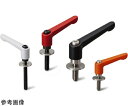 鍋屋バイテック クランプレバー 平座金組み込みタイプ(おねじ) LDM-LW・LDMS-LW 1個 LDMS-8-50-LW25-SG(4)