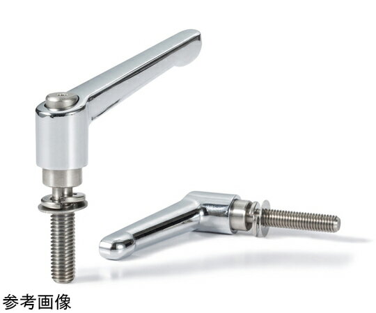 鍋屋バイテック クランプレバー ばね座金組み込みタイプ（おねじ・ステンレス製） LDMS-W-CR 1個 LDMS-8-63-W-CR