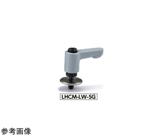 鍋屋バイテック ミニクランプレバー 平座金組み込みタイプ・フラットタイプ（おねじ） LHCM-LW 1個 LHCM-5-40-LW20-SG