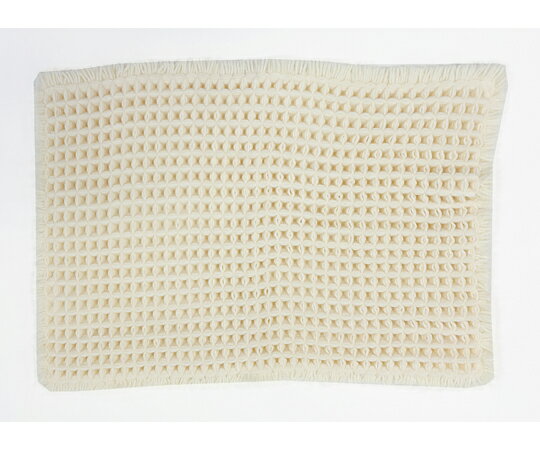 マルナカ ワッフルバスマット 35×50cm アイボリー 1枚 7015