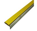 日中製作所 ノンスリップ タイヤ付 イエロー 穴あき 1000mm 1本 D102-1H-10