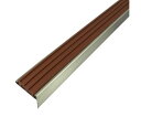 日中製作所 ノンスリップ タイヤ付 ブラウン 穴あき 1000mm 1本 D105-1H-7