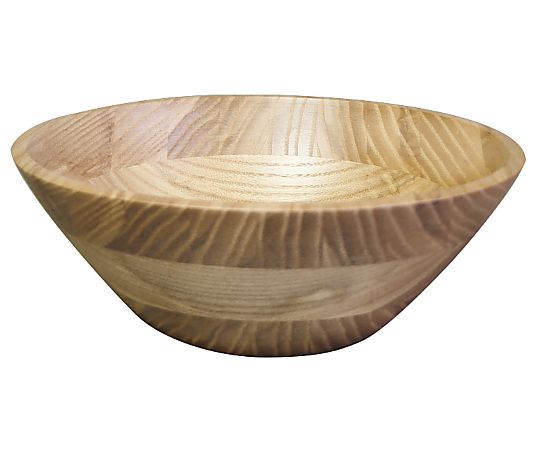 ラ・ルース ホワイトアッシュ サラダボール（ナチュラルカラー）縁角タイプ 130023 φ300 1個 1936500