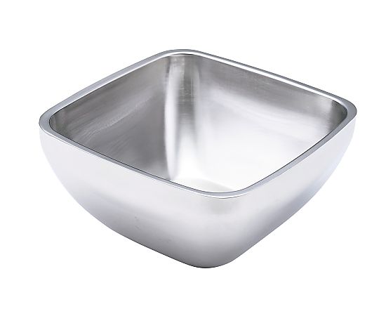 ヴォルラース ステンレス 2重サラダボール 角 47674 3L 1個 3729000