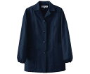 セブンユニフォーム 女性用コート(調理服)AA335-1 7号 ネイビー 1個 2223120
