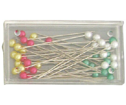 日本紐釦貿易 和裁用パールピン MIXカラー 長さ約38mm 800本 1個 F1-74-20