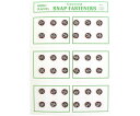 日本紐釦貿易 シルクスナップボタン 36個入 φ7mm エンジ 1枚 FSLK7-28