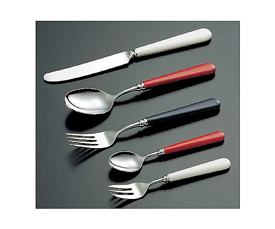 江部松商事 ステンレス #3110 フェスティバル ケーキフォーク ブルー 1個 4505900