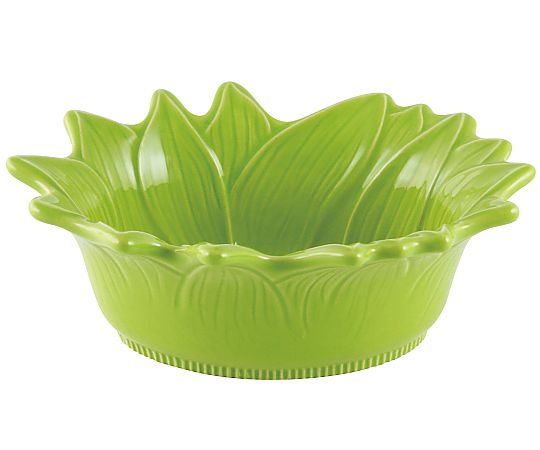 BRETAGNE CERAMIQUE INDUSTRIE アポーリア サラダボール 22cm ライム 070222019 1個 7291610