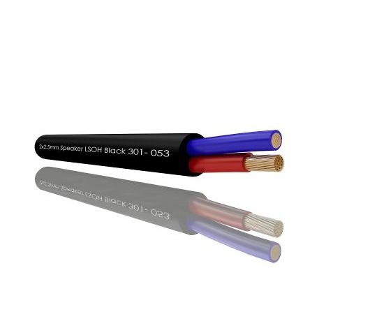 RS PRO スピーカーケーブル 2芯 1リール（100個入） 1リール(100個入) 215-2402