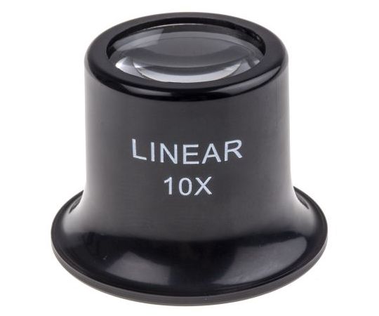 RS　Pro 拡大鏡・ルーペ RS PRO 10X倍 レンズ直径25mm 1個 136-8106