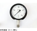 長野計器 密閉型圧力計(100Φ) 立形B枠 -0.1〜1MPa 検査証明書付 1個 BE12-243(4)