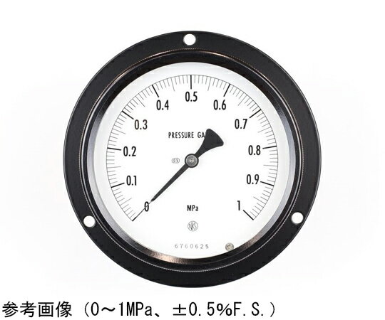 長野計器 0.5級圧力計（100Φ） 0.2MPa 検査証明書付 1個 GA16-231