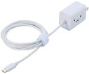 エレコム AC充電器 スマホ・タブレット用 USB Power Delivery 20W USB-Cケーブル一体 1.5m しろちゃん 1個 MPA-ACCP6920WF(4)