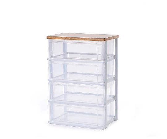 アイリスオーヤマ ウッドトップチェスト 1個 NSW-544WT