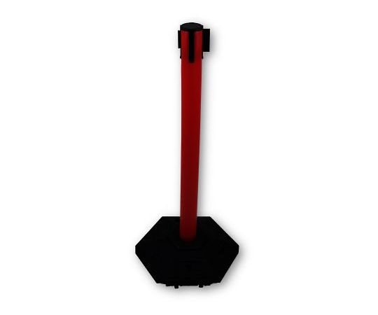 RS　Pro Red Retractable Barrier Rubber Base 3m 1個 221-7882