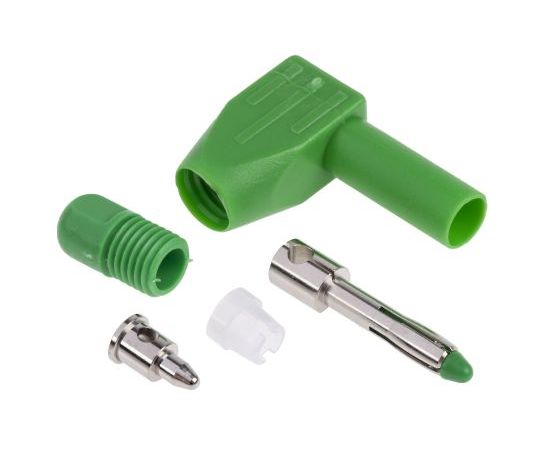 RS PRO バナナプラグ オス 緑 1袋（5個入） 1袋(5個入) 207-0879