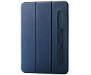 エレコム iPad 2022/iPad 第10世代用フラップケース ソフトレザー Apple Pencil収納 スリープ対応 ネイビー 1個 TB-A22RWVFPNVN