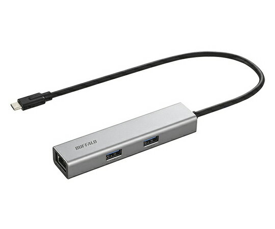 BUFFALO USB-Cドッキングステーション 5ポート PD非対応 シルバー 1台 LUD-U3-CU301SV