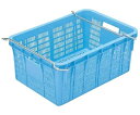 岐阜プラスチック工業 プラスケット 持手付 外寸(mm):693×493×289 外寸(mm):662×462×280 NO650トッテツキ 1個