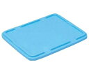 岐阜プラスチック工業 プラテナー用蓋 ブルー 外寸(mm):525×351×26 内寸(mm):519×345×16 B-23-1フタ 1個