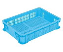 岐阜プラスチック工業 リステナー ブルー 外寸(mm):630×440×136 内寸(mm):589×399×130 MB-12 B 1個