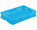 岐阜プラスチック工業 リステナー ブルー 外寸(mm):674×446×110 内寸(mm):636×408×102 MB-13 B 1個