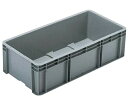 岐阜プラスチック工業 TP規格コンテナー グレイ 外寸(mm):670×335×195 内寸(mm):635×300×183 TP-362 1個