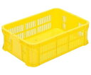 岐阜プラスチック工業 リステナー イエロー 外寸(mm):522×364×160 内寸(mm):486×328×155 MB-210BX Y 1個