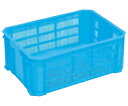 岐阜プラスチック工業 リステナー ブルー 外寸(mm):530×363×209 内寸(mm):486×328×204 MB-215F B 1個