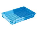 岐阜プラスチック工業 NFコンテナー 外寸(mm):611×431×92 内寸(mm):565×385×82 NF-M17 DB/B 1個