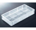 岐阜プラスチック工業 TP規格コンテナー 内寸(mm):635×300×90(長辺×短辺×高さ)有効内寸(mm):625×290×80(長辺×短辺×高さ) TP-361B クリア 1個