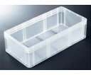 岐阜プラスチック工業 TP規格コンテナー 内寸(mm):635×300×182(長辺×短辺×高さ)有効内寸(mm):625×290×172(長辺×短辺×高さ) TP-362B クリア 1個