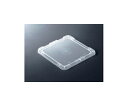 岐阜プラスチック工業 TP規格コンテナー 外寸(mm):344×344×24 内寸(mm):338×338×11 TP-33フタロックナシ クリア 1個