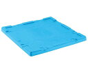 岐阜プラスチック工業 パレットBOX ブルー 外寸(mm):1130×1130×71 材質:PP BJ-1111Cロックナシ B 1個