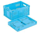 岐阜プラスチック工業 折りたたみコンテナー 外寸(mm):530×366×272 内寸(mm):492×334×261 CB-M40W B 1個
