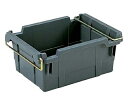岐阜プラスチック工業 HBコンテナー 外寸(mm):457×346×202 内寸(mm):407×296×197 HB-25 GY 1個