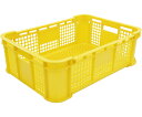 岐阜プラスチック工業 リステナー イエロー 外寸(mm):574×410×181 内寸(mm):536×376×174 MB-34 Y 1個