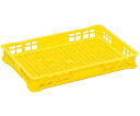 岐阜プラスチック工業 トレー、めんコンテナー イエロー 外寸(mm):703×462×86 内寸(mm):663×423×72 T-22 Y 1個