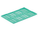 岐阜プラスチック工業 折りたたみコンテナー用蓋 外寸(mm):540×360×19 材質:PP RS-M610.615フタ G 1個